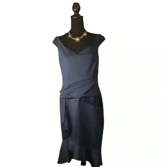 Venus Ruffle detail Dress size Large - Picture 1 of 10